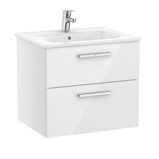 Roca Victoria Basic 600mm White Unit + Basin