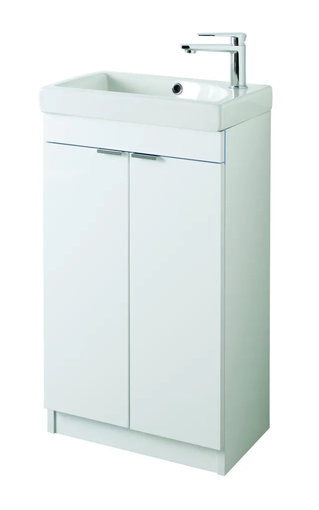 Faro 450mm Vanity Unit + Basin (White)