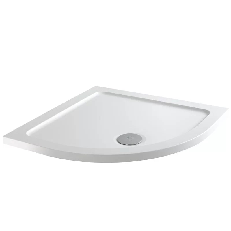 Elements - Slimline Quadrant Shower Tray (White)