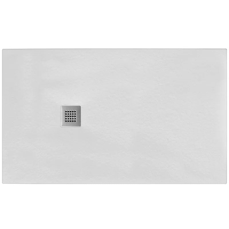 Flair - Gemstone Rectangular Shower Tray (White)