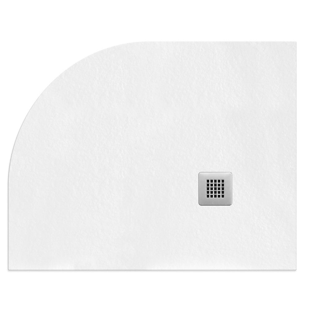Flair - Gemstone Right Hand Offset Quadrant Shower Tray (White)