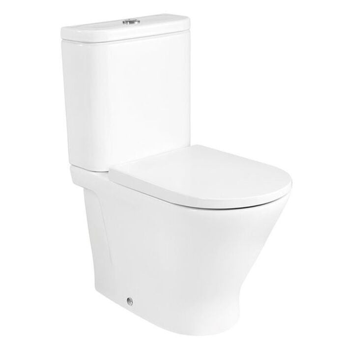 Roca Gap Round Rimless Btw Fully Shrouded Toilet
