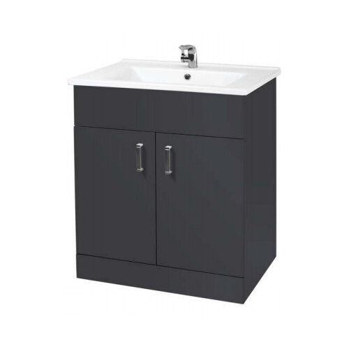 Troya 550Mm Basin & Unit Anthracite