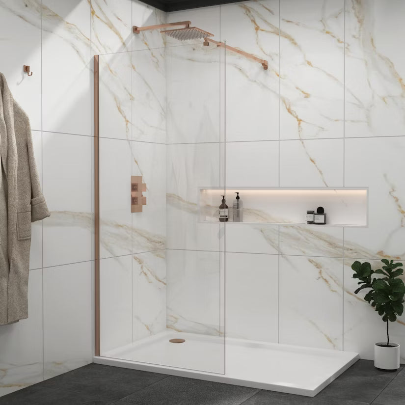 Flair - AYO8 Wetroom Panel (Brushed Bronze)