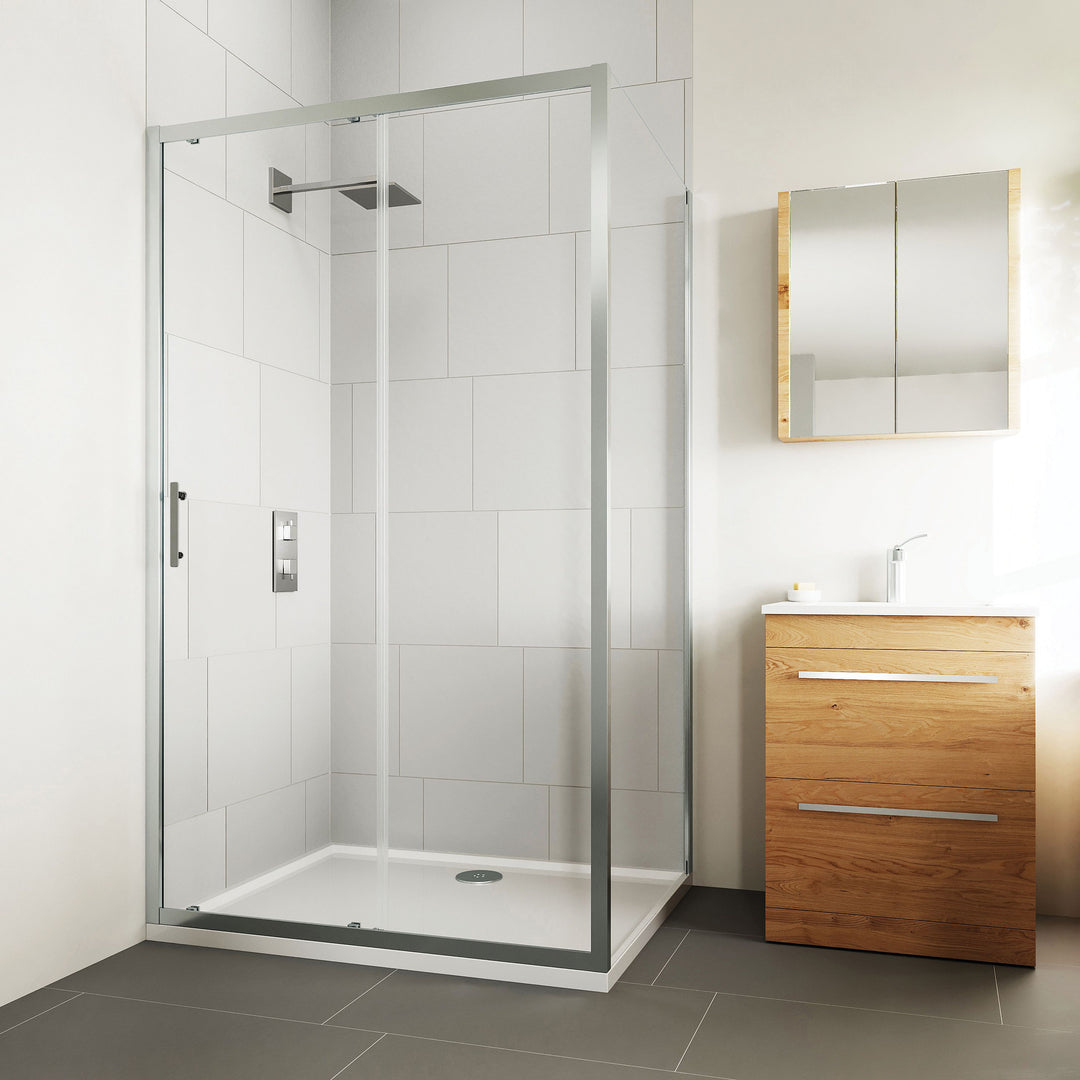 Flair - Verve Slider with Side Panel (Silver)