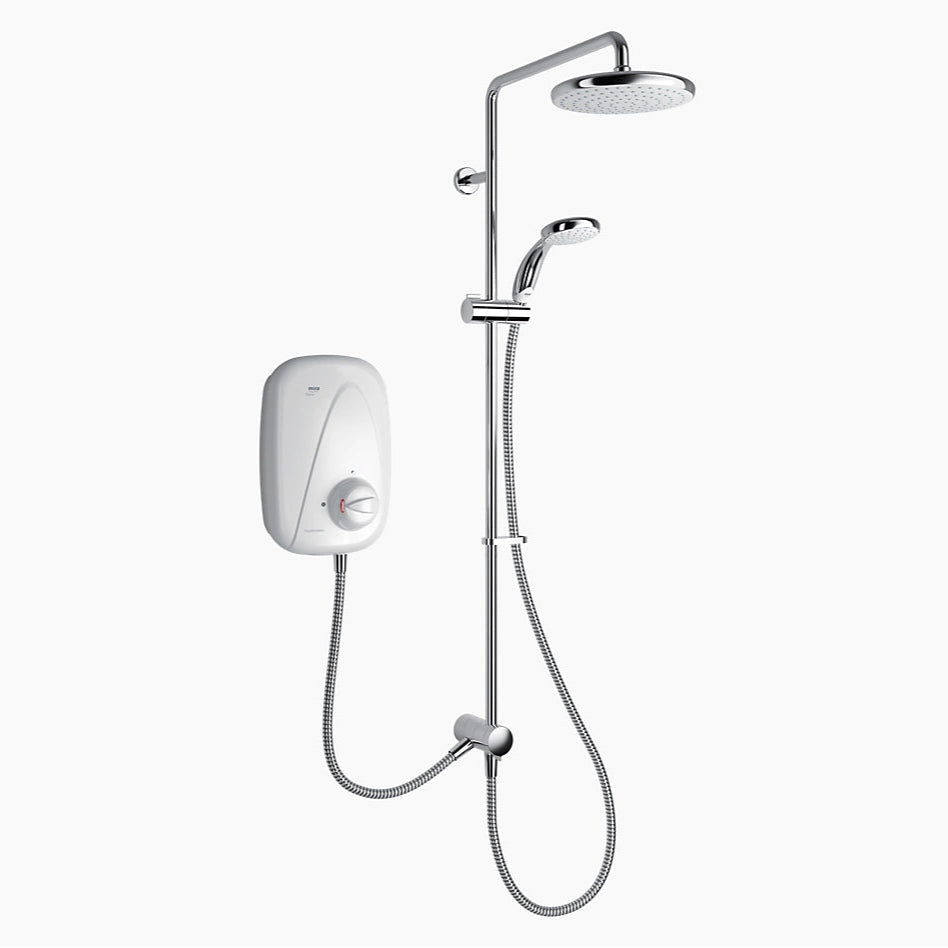 Mira Vigour  Dual Power Shower (White)