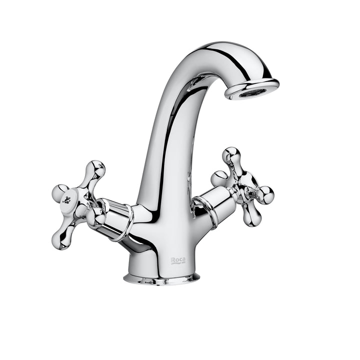 Roca Carmen Twin Lever Basin Mixer & waste