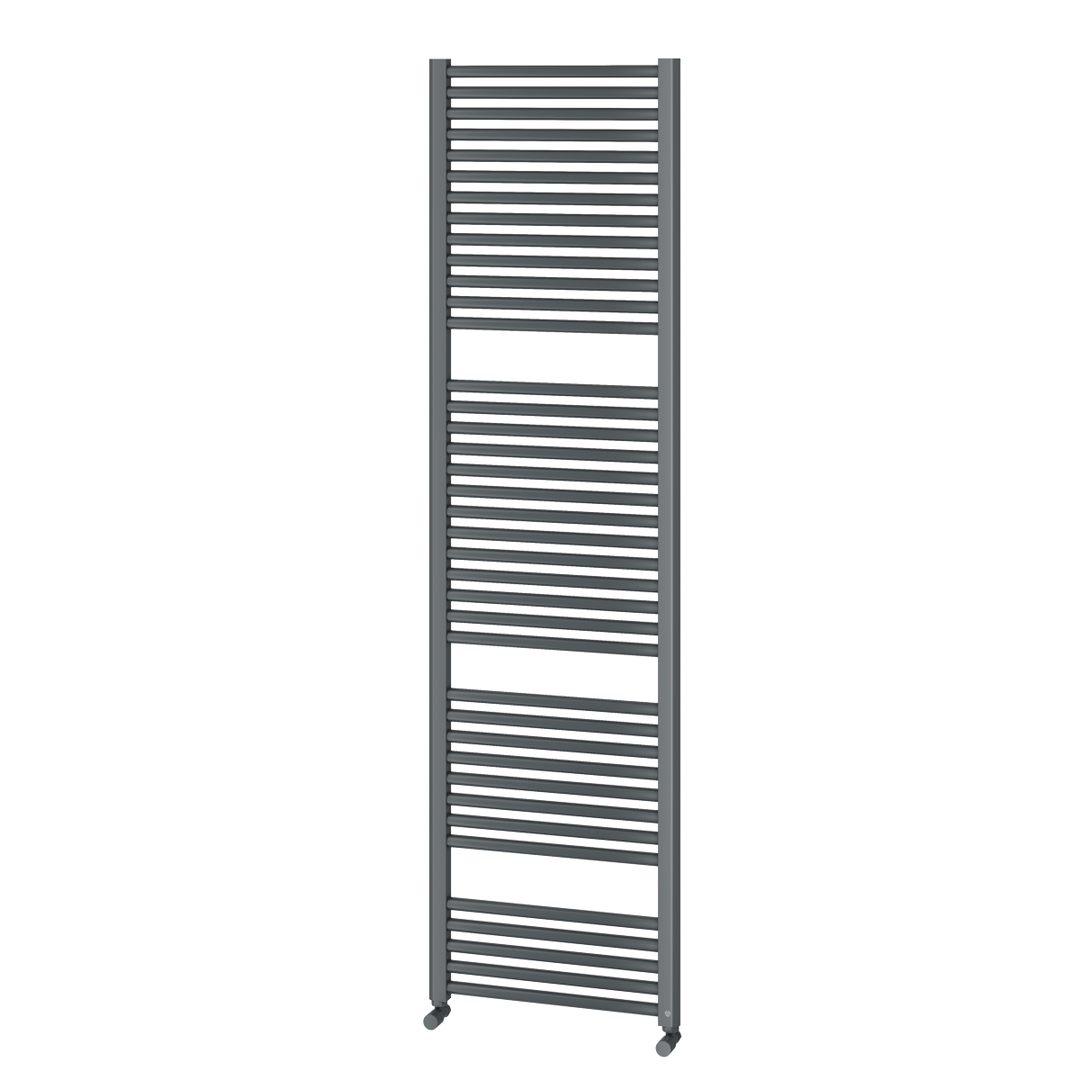 Aqualla - Luca Heated Towel Rail (Anthracite)