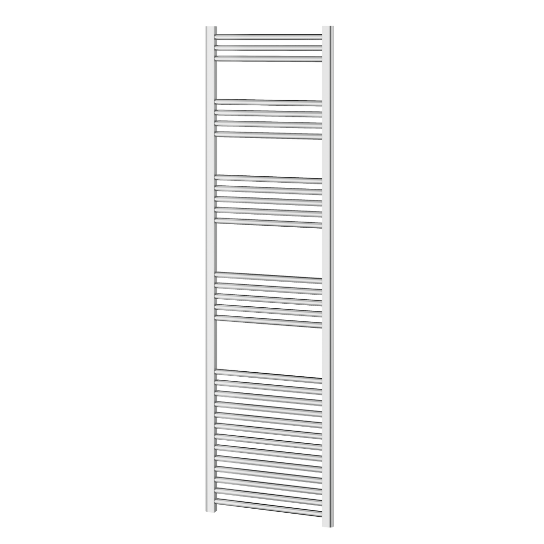 Orleans Heated Towel Rail Flat Bars (Chrome)