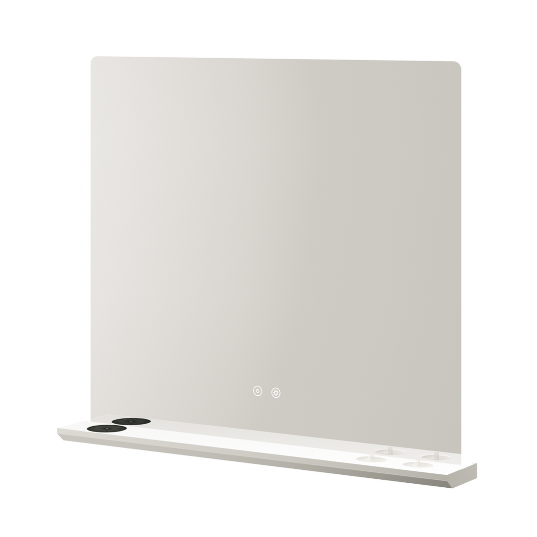 Aqualla - Linea Charge Mirror (Matt Grey)
