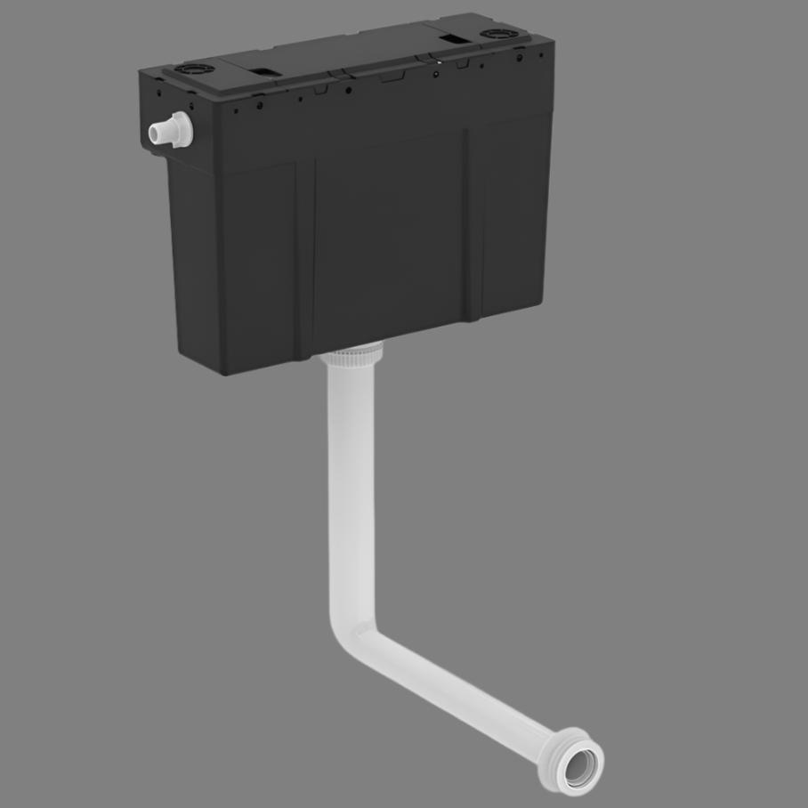 Ideal Standard Dual Flush Concealed Cistern and Push Button (Chrome)