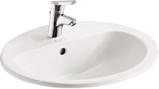 Ideal Standard Orbit 21 55cm 1 Taphole Inset Basin