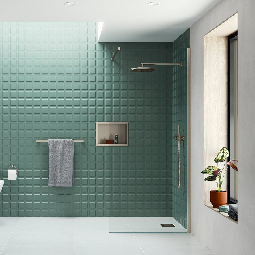 Flair - AYO8 Wetroom Panel (Brushed Nickel)
