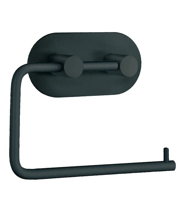 B/boden Round Black Toilet Roll Holder