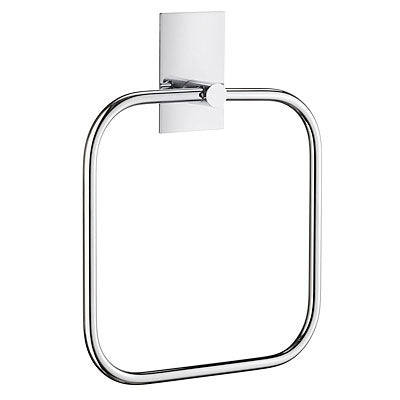 B/boden Square Chrome Towel Ring