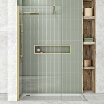 Flair - AYO8 Wetroom Panel (Brushed Brass)
