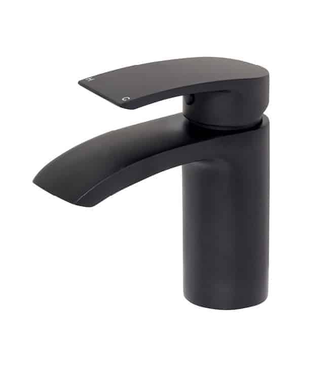 Bella Basin Mixer C/W Waste (Black)