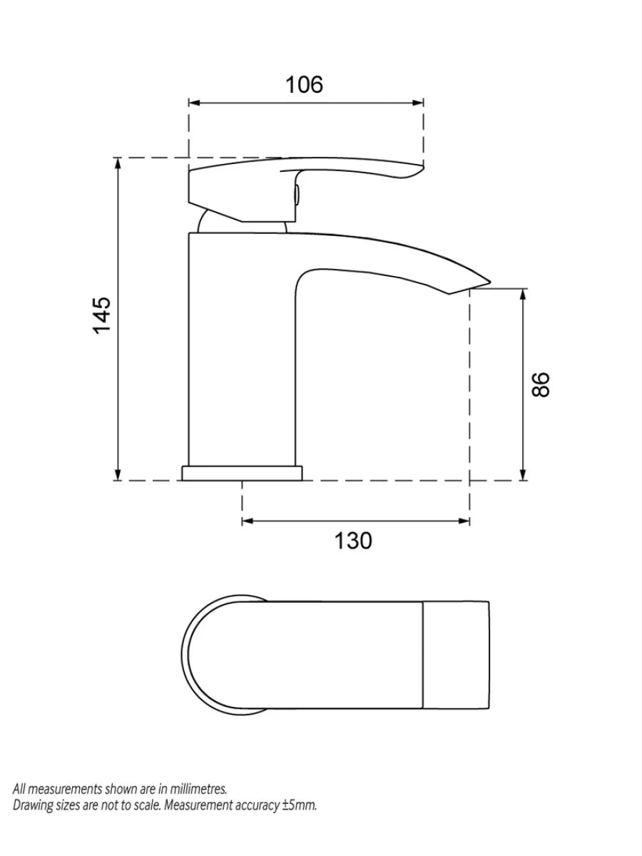 Sonas - Corby Basin Mixer Incl Waste (Silver)
