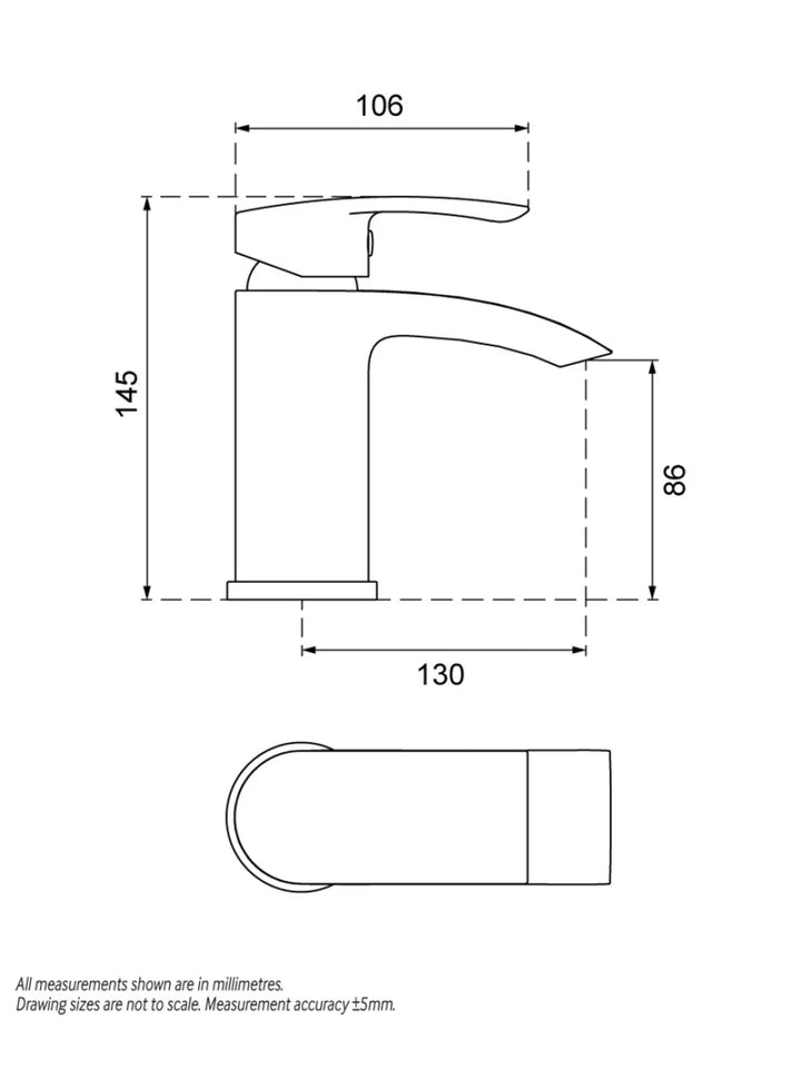 Sonas - Corby Basin Mixer Incl Waste (Silver)