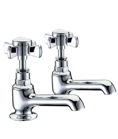 Cashel Basin Taps Pair (Chrome)