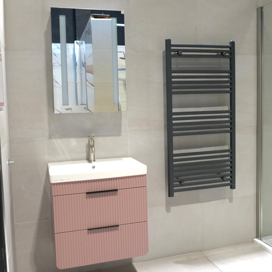 Pedro Wall Hung Vanity Unit 60cm (Pink)