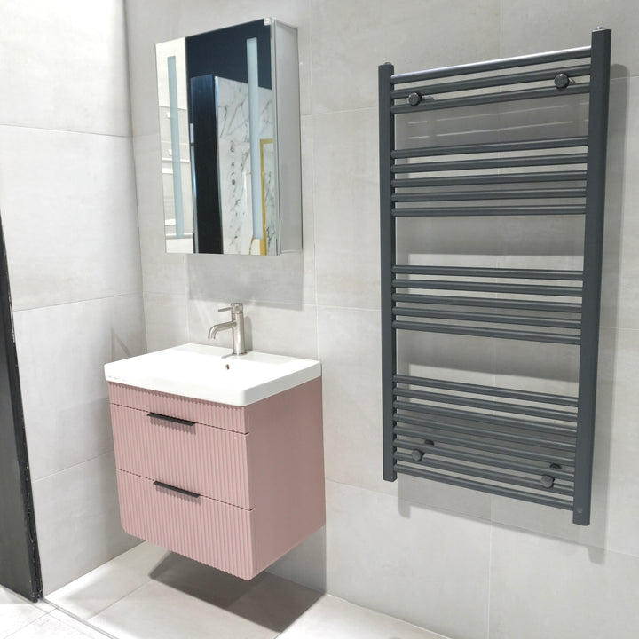 Pedro Wall Hung Vanity Unit 60cm (Pink)