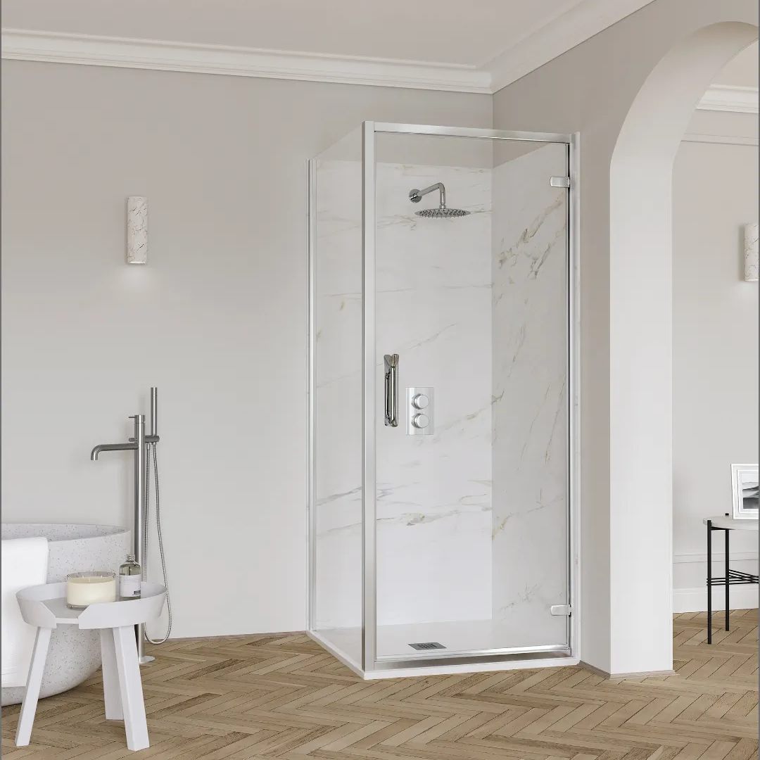 Flair - ETO Hinge Door with Side Panel (Silver)