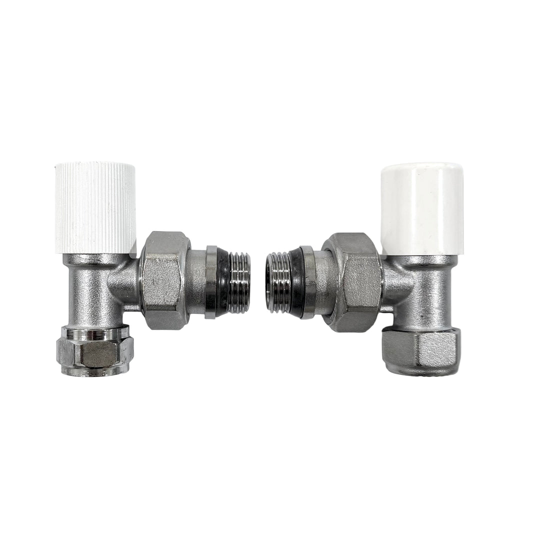 Giacomini Angled Radiator Valves (Pair)