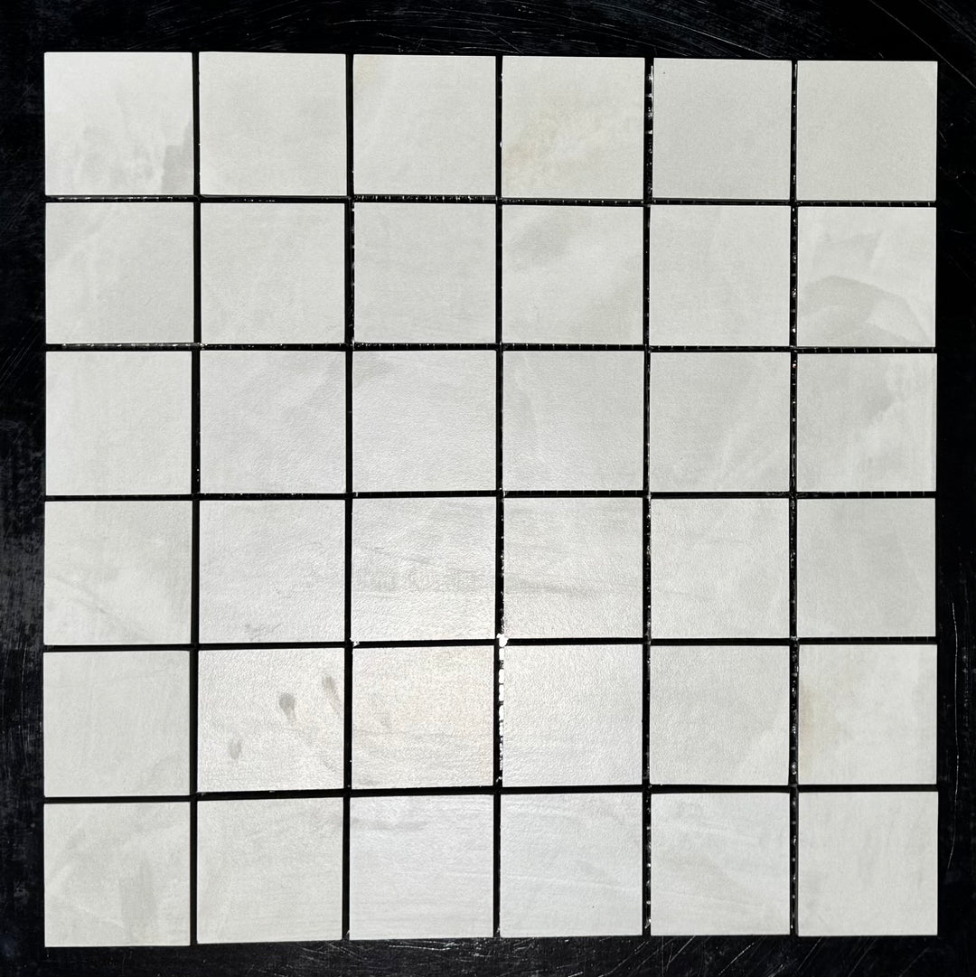 Fame Ivory Satin Mosaic Sheet – 300mm Sheet