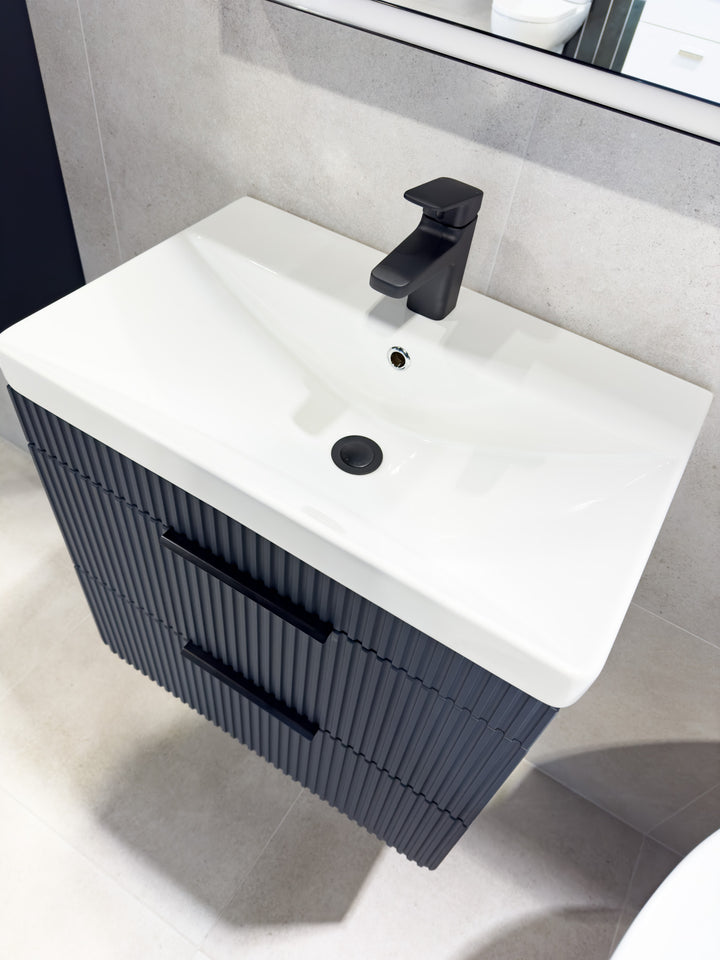 Pedro Wall Hung Vanity Unit 60cm (Indigo)
