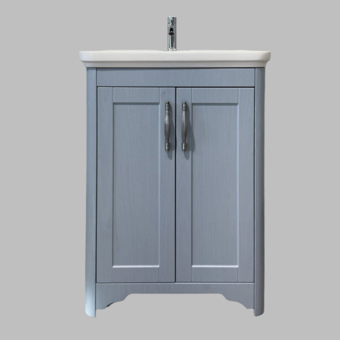 Lambeth  Floor Standing Vanity Unit 60cm (Denim Ash)