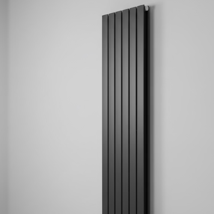 Valerie Vertical Flat Panel Radiator (Matt Black)