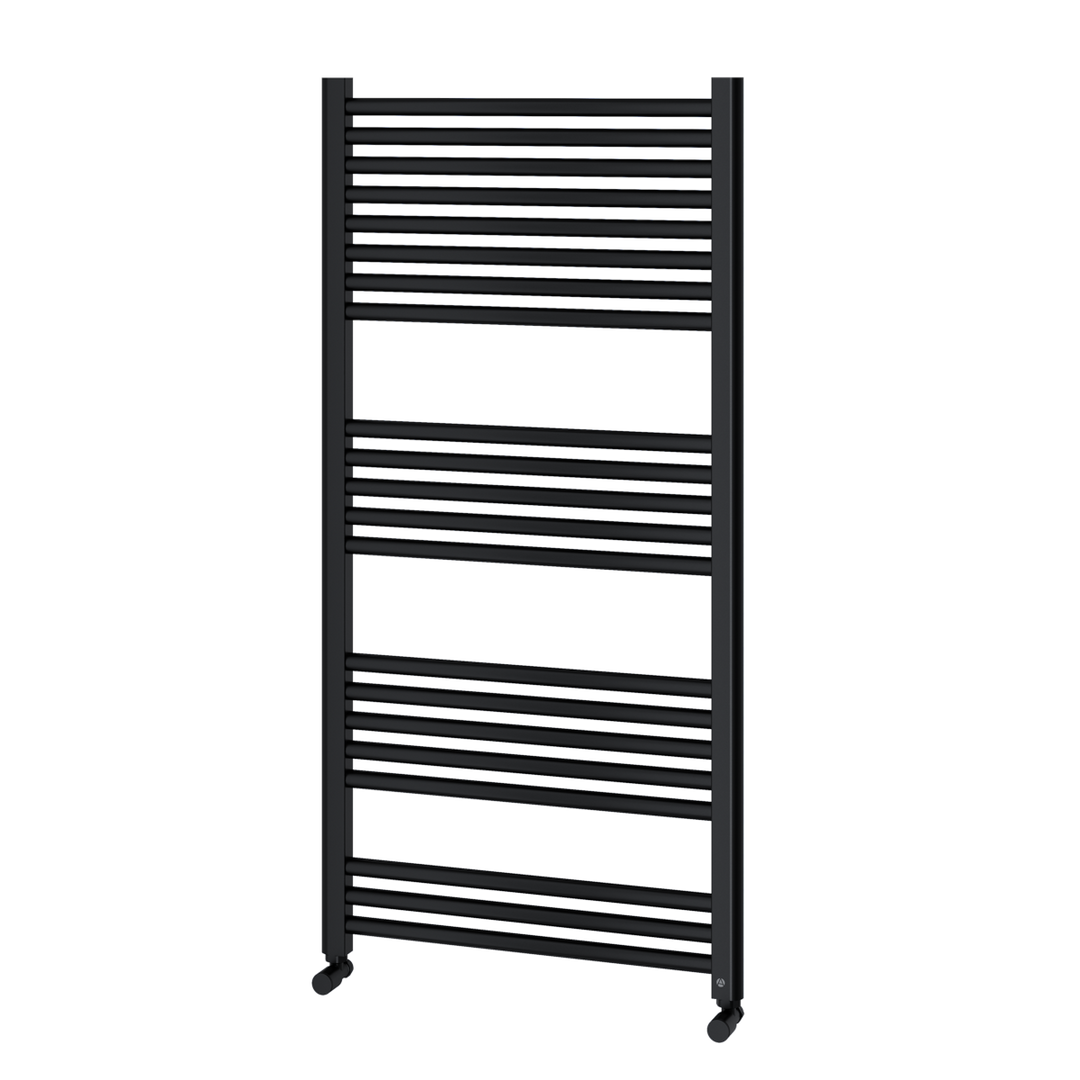 Aqualla - Luca Heated Towel Rail (Matt Black)