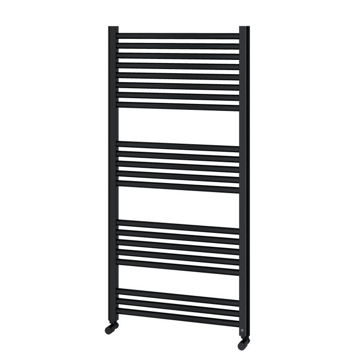 Aqualla - Luca Heated Towel Rail (Matt Black)