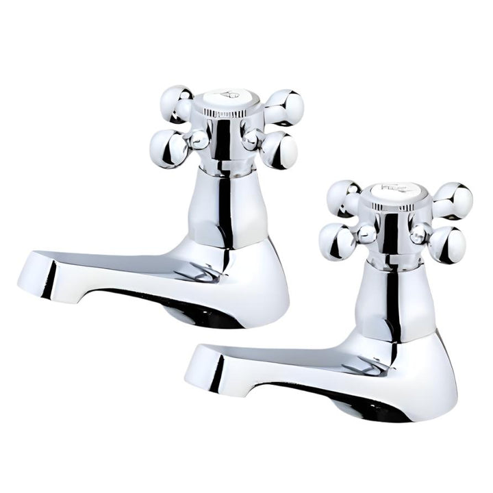 Adare Basin Taps Pair (Chrome)