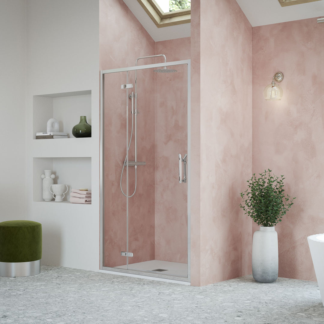 Flair - ETO Hinged & Inline Shower Door (Silver)