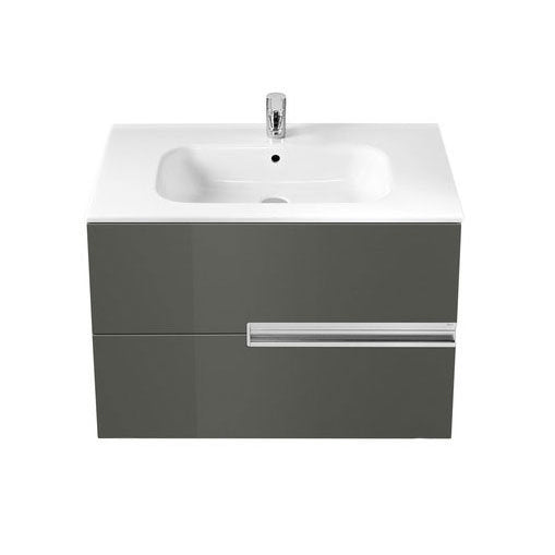 Victoria New 800mm 2 Drawer Vanity Unit (Anthracite)