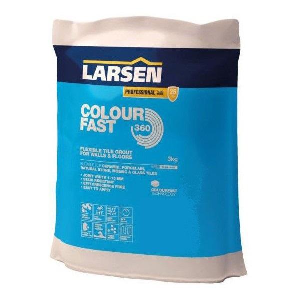 LARSEN COLOURFAST GROUT SILVER GREY/3KG